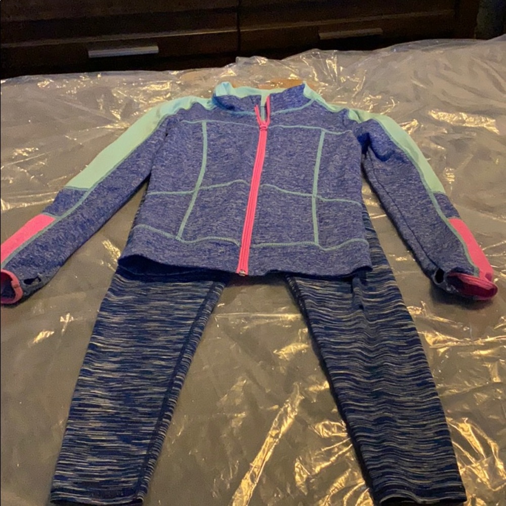 Zella like new jacket and pants